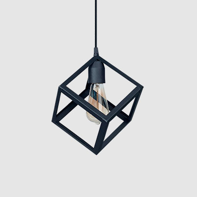 Colgante Cubo C-1007 x2 + base Ferrolux