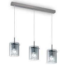 Colgante CARMEN 3 Luces c/caireles Vignolo