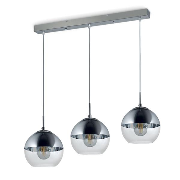 Colgante Creta 3 Luces E27 con base 70cm Vignolo