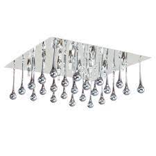 LINEA ALESSANDRA PLAFONES DE CRISTAL gota 4 luces Ø 400 Ronda