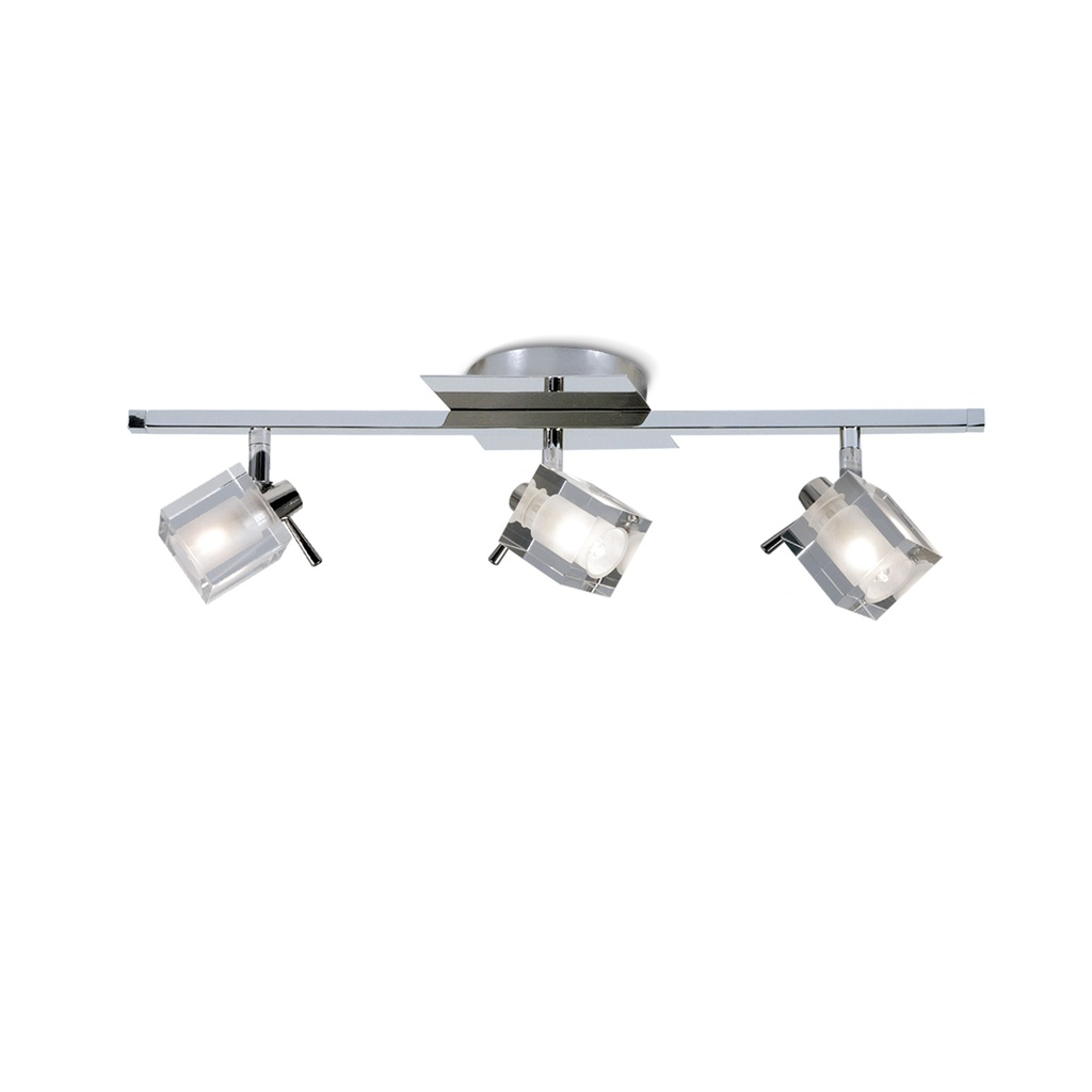 Sistema recto DELTA IV  3 luces Ronda