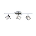 [4937-68-cro] Sistema recto DELTA IV  3 luces Ronda