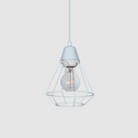 [c-1003-34-bla] Colgante "DIAMANTE" chico Ferrolux (blanco texturado)