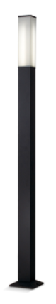 Farola cuadrada alt.2mts aluminio Visor 50cm 2450/2000 FW