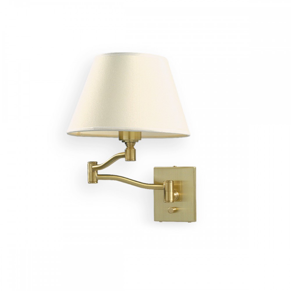 Aplique Sidney 1 luz con pantalla movimiento doble Luz del Siglo