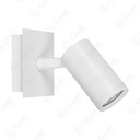 [c965/1-22-bla] Aplique 1 Luz TEMPANO Candil (blanco)