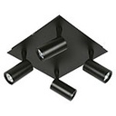 [c965/4-22-bla] Aplique TEMPANO 4 luces base cuadrado Candil (blanco)