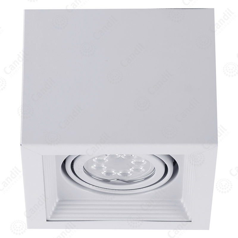 Plafon ECUA Dicro 1 Luz - Aluminio Candil