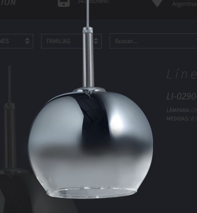 COLG. ATENAS Ø13 1 Luz Vignolo