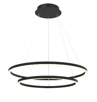 Colgante Urano doble 60/80cm 83w 3000k GSG