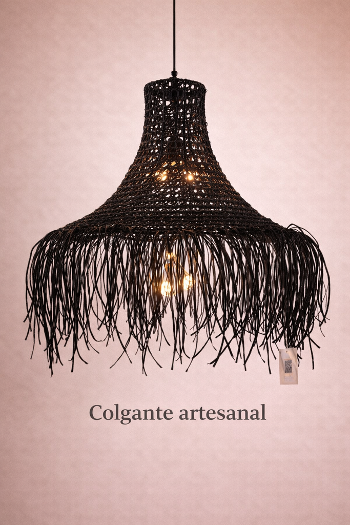 Colgante Julieta 80x90 negra Luz Calida