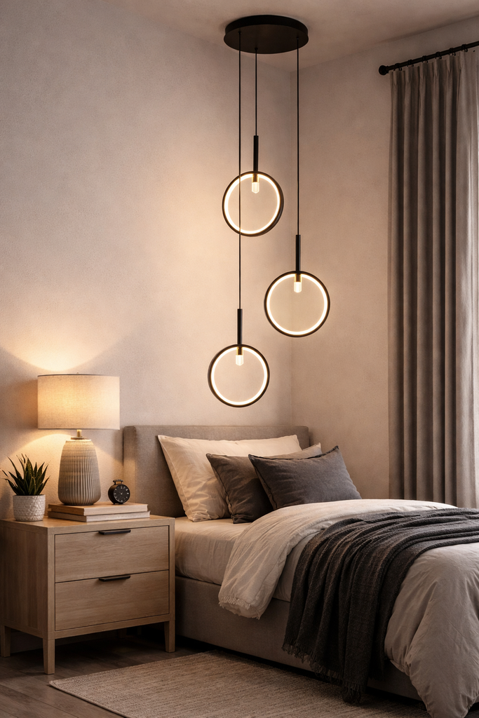 Lámpara Urbana colgante luz natural 28xh150cm