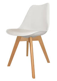 Silla Tulip Cross wood c/almohadon Aura