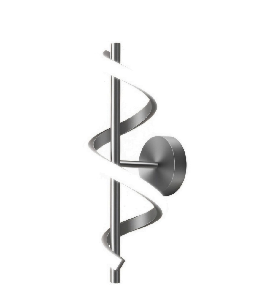 Difusor espiral negro 15watts cálido Alom