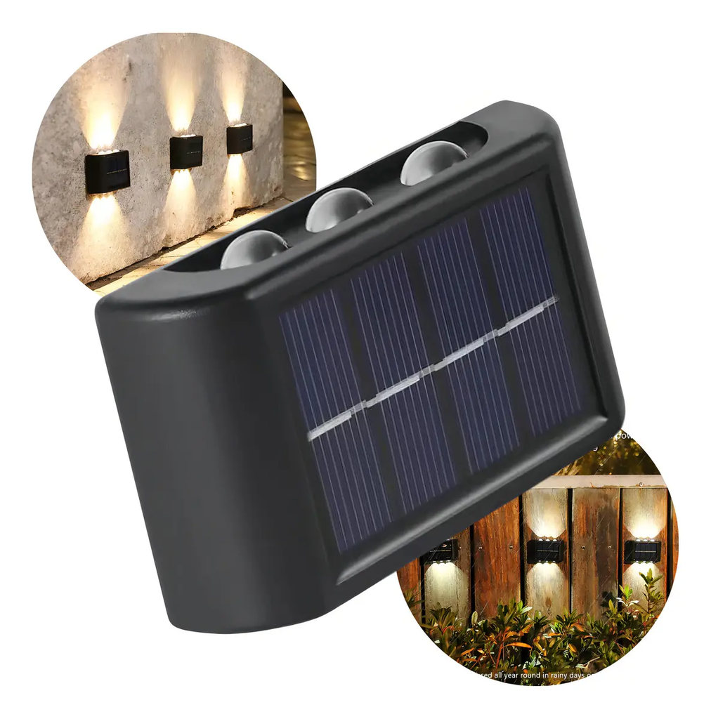 Bidereccional Solar Led Integrado 5w luz cálida Aura