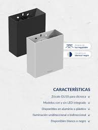 Bañador de pared bidireccional efecto regulable 5w ABS tacoma