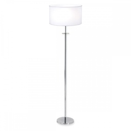 [ LP0257-56-cromo/negro] Lampara de Pie ninna c/cairel cromo/negro Luz del Siglo