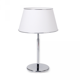 [lm3017-56-cromo] Lampara de mesa NADIA cromo Luz del Siglo