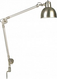 [1004-21-acero] Lampara pinza morza e27 acero Brimpex