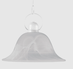 COLGANTE MEDIA ESFERA Ø3  capuchón c/aro y cadena Ferrolux