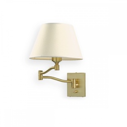 Aplique Sidney 1 luz con pantalla movimiento doble Luz del Siglo