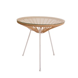 Mesa clasica c/vidrio DecoGlow