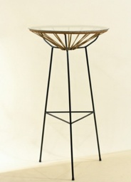 Mesa Alta Modelo Acapulco c/vidrio DECOGLOW