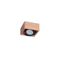 Plafon de 1 luz  AR111 en madera paraíso Carilux