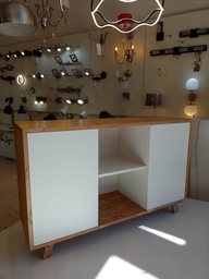 [mueble-lealamp] Mueble doble puerta en paraiso lustrado 78x125x40cm lealamp