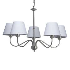 [7200-4-56] Araña Any 4 luces e-27 c/pantalla Luz del siglo