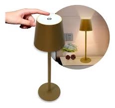 Velador recargable tactil electrolamp