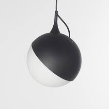 [20801ne-68] Colgante LINEA LIO 6W NEGRO ronda