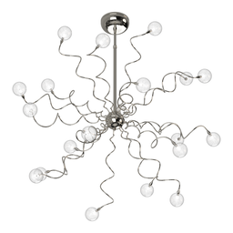 [5521-16-68-cr] Araña Luciana 16 luces Ronda