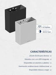 [6791-168] Bañador de pared bidireccional efecto regulable 5w ABS tacoma