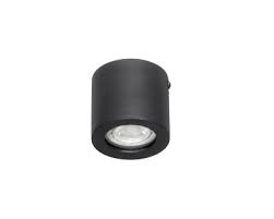 [240/p-32] Plafon de techo redondo dicro gu-10 aluminio fw
